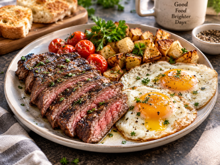 Steak and Eggs Recipe
