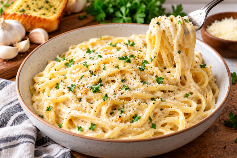 Creamy Garlic Pasta Recipe