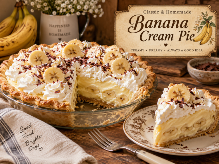 Cream Banana Pie Recipe