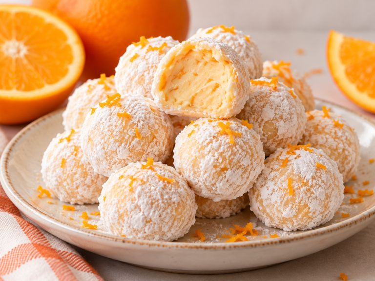 Orange Creamsicle Truffles