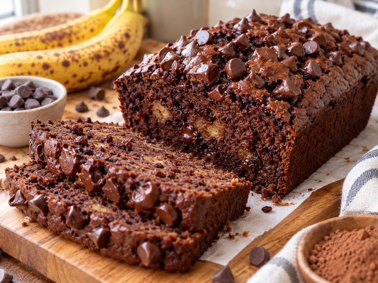 Chocolate Banana Bread Recipe