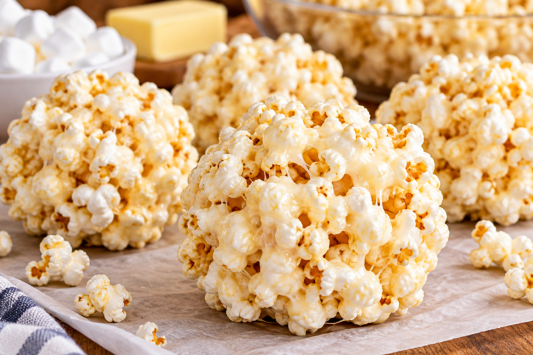 Easy Marshmallow Popcorn Balls