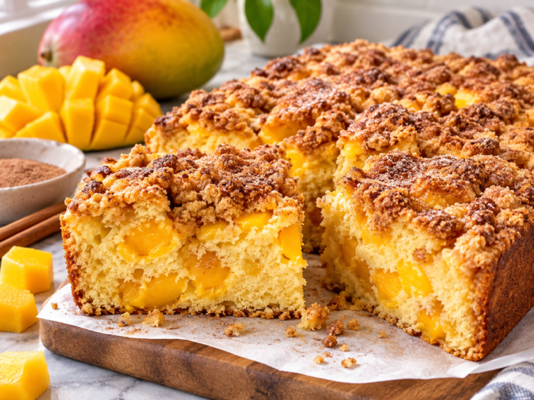 Mango Coffee Cake Recipe