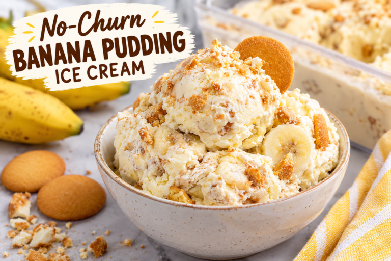 No-Churn Banana Pudding Ice Cream