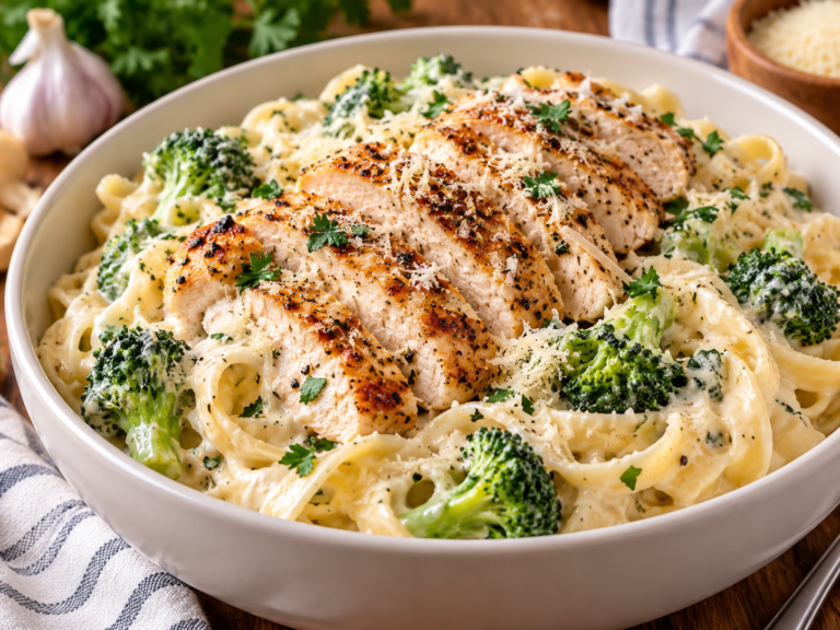 Low Calorie Chicken Alfredo